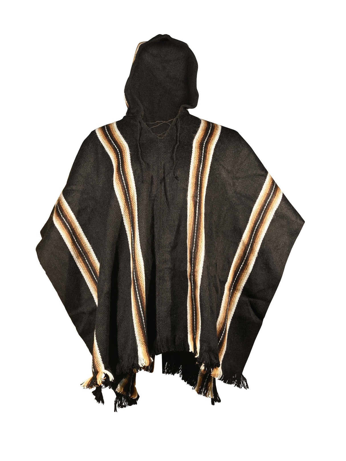 Bolivian "Illimani" Poncho with Hood