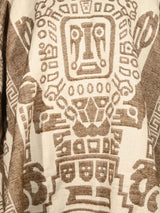 Hooded Artisan Andean Poncho - Puno | txp0105-Caramel