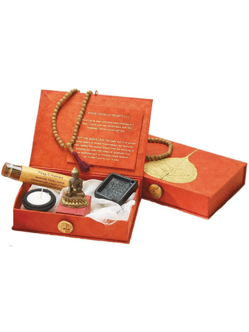 Golden Bodhi Travel Altar Box