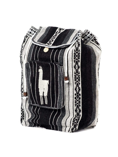 Backpacks Peruvian Wool Backpack w/ Llama Pocket