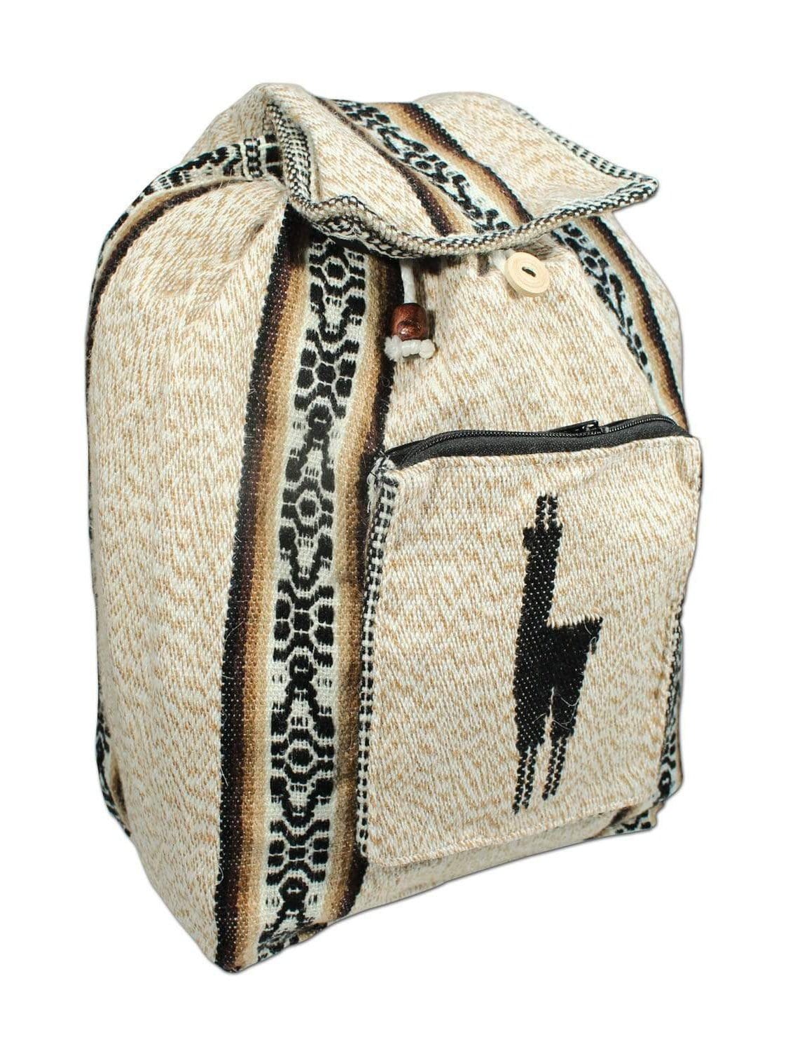 Backpacks Peruvian Wool Backpack w/ Llama Pocket