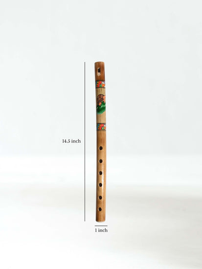Painted Flute - Bamboo - Medium | mm0202-Turtle