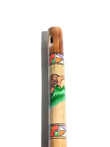 Painted Flute - Bamboo - Medium