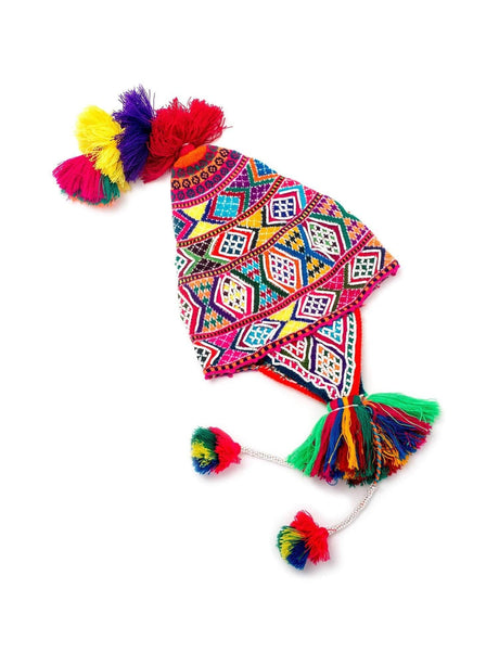 Beaded Ceremonial Ch'ullo Q'ero Andean Ch'ullo Cap - Beaded, Ceremonial