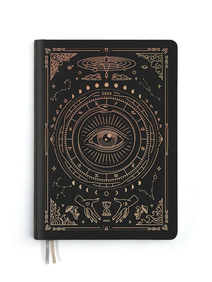 2024 Astrological Planner front | bj008-black 