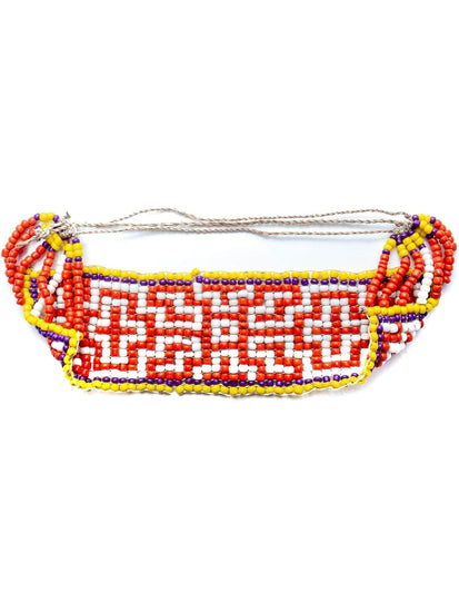Bracelets 1.25 wide Shipibo Amazon Adjustable Bead Bracelet