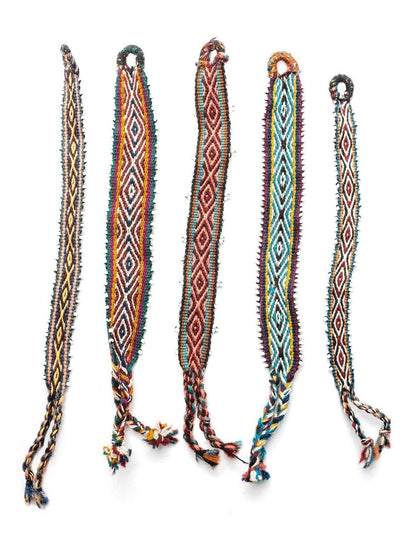 Bracelets Andean Woven Bracelet w/Beads