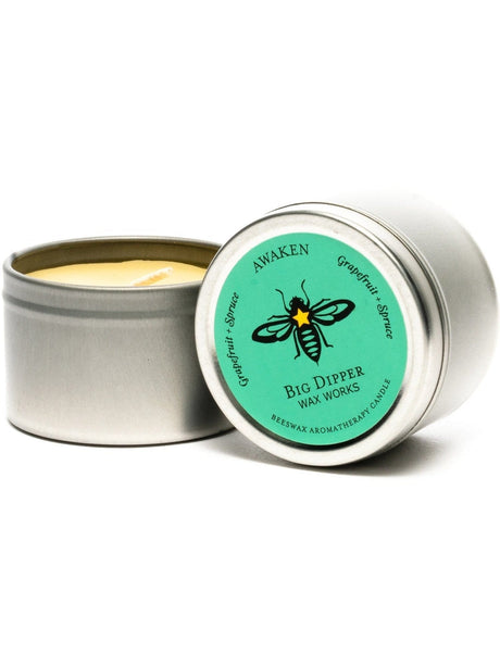 Candles Awaken Beeswax Aromatherapy Tin