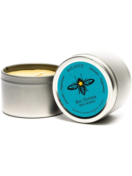 Candles Balance Beeswax Aromatherapy Tin