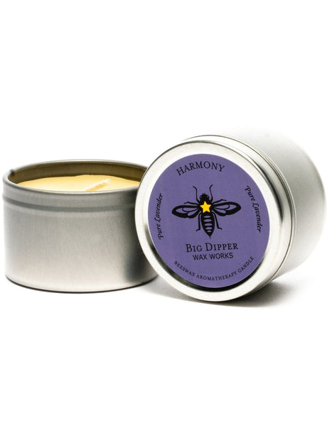 Candles Harmony Beeswax Aromatherapy Tin