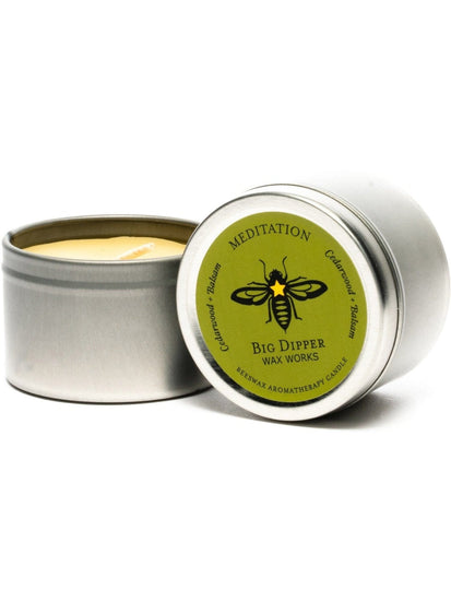 Candles Meditation Beeswax Aromatherapy Tin