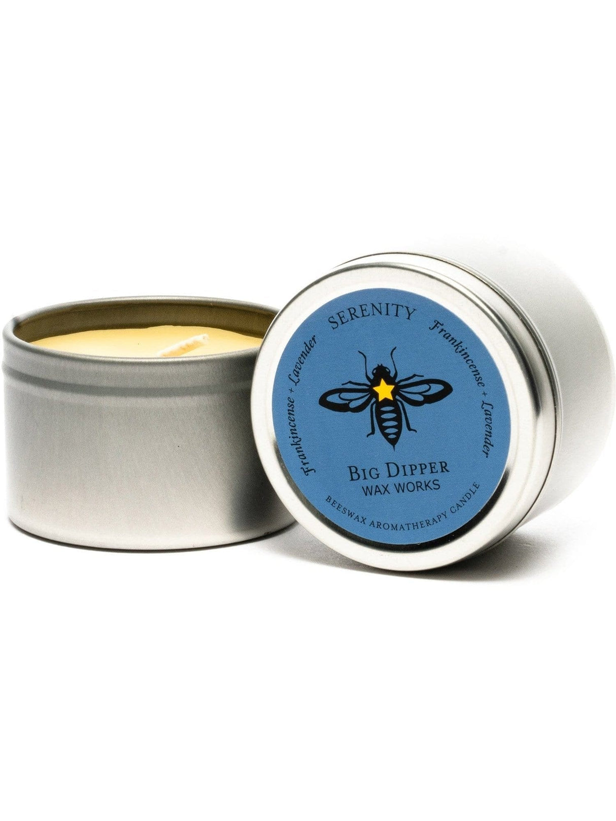 Candles Serenity Beeswax Aromatherapy Tin