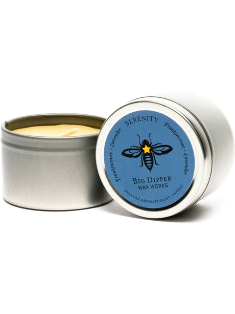 Candles Serenity Beeswax Aromatherapy Tin