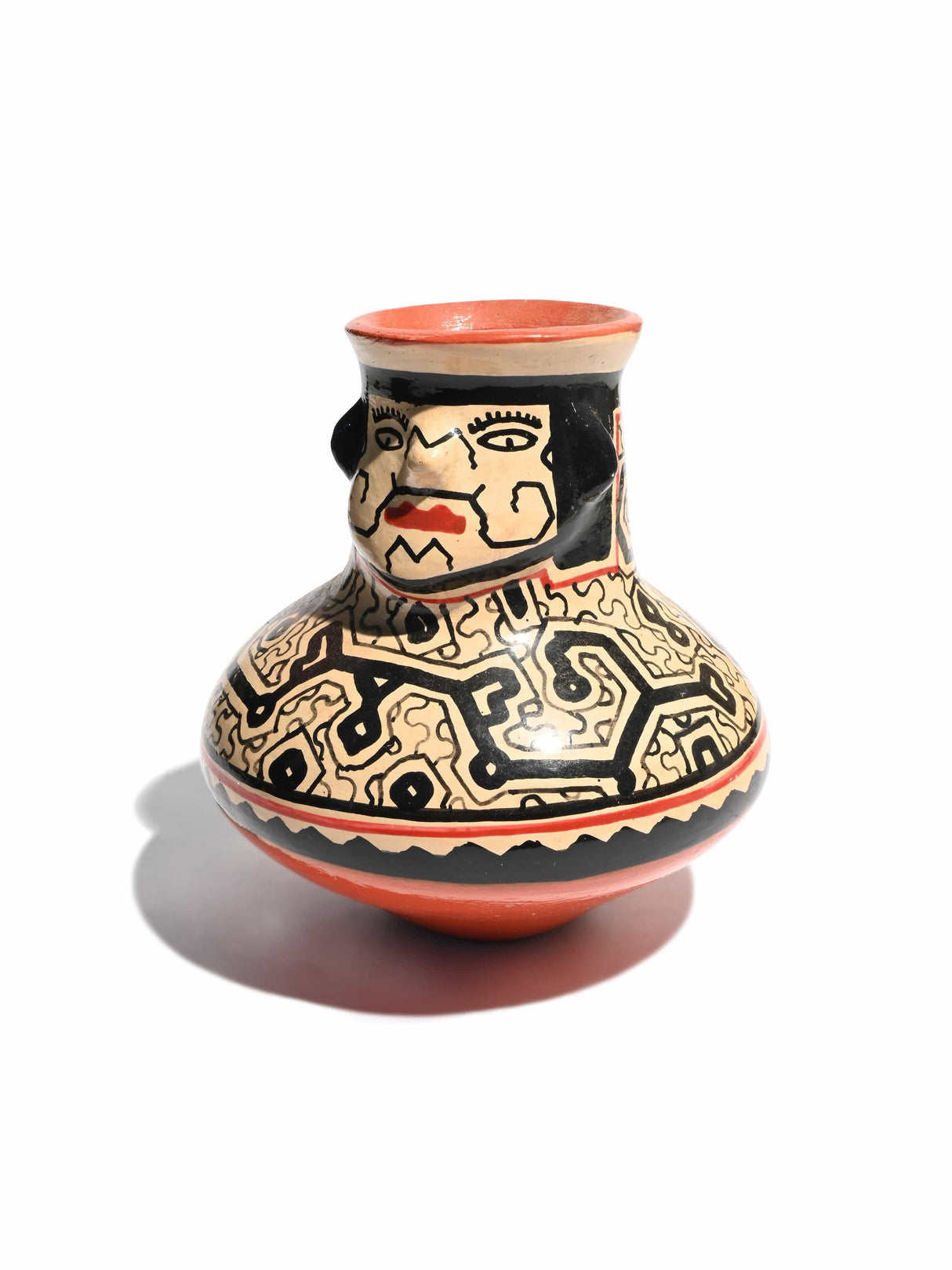 Shipibo Amazon Jungle Ceramic Effigy Vessel