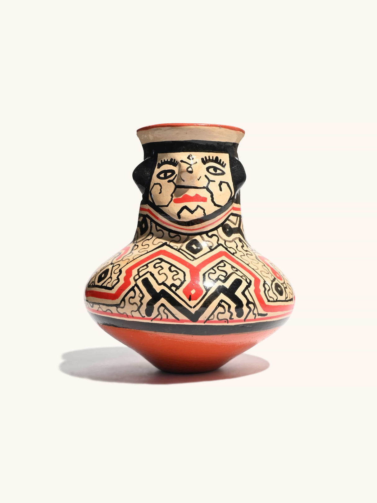 Shipibo Amazon Jungle Ceramic Effigy Vessel