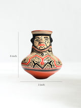 Shipibo Amazon Jungle Ceramic Effigy Vessel