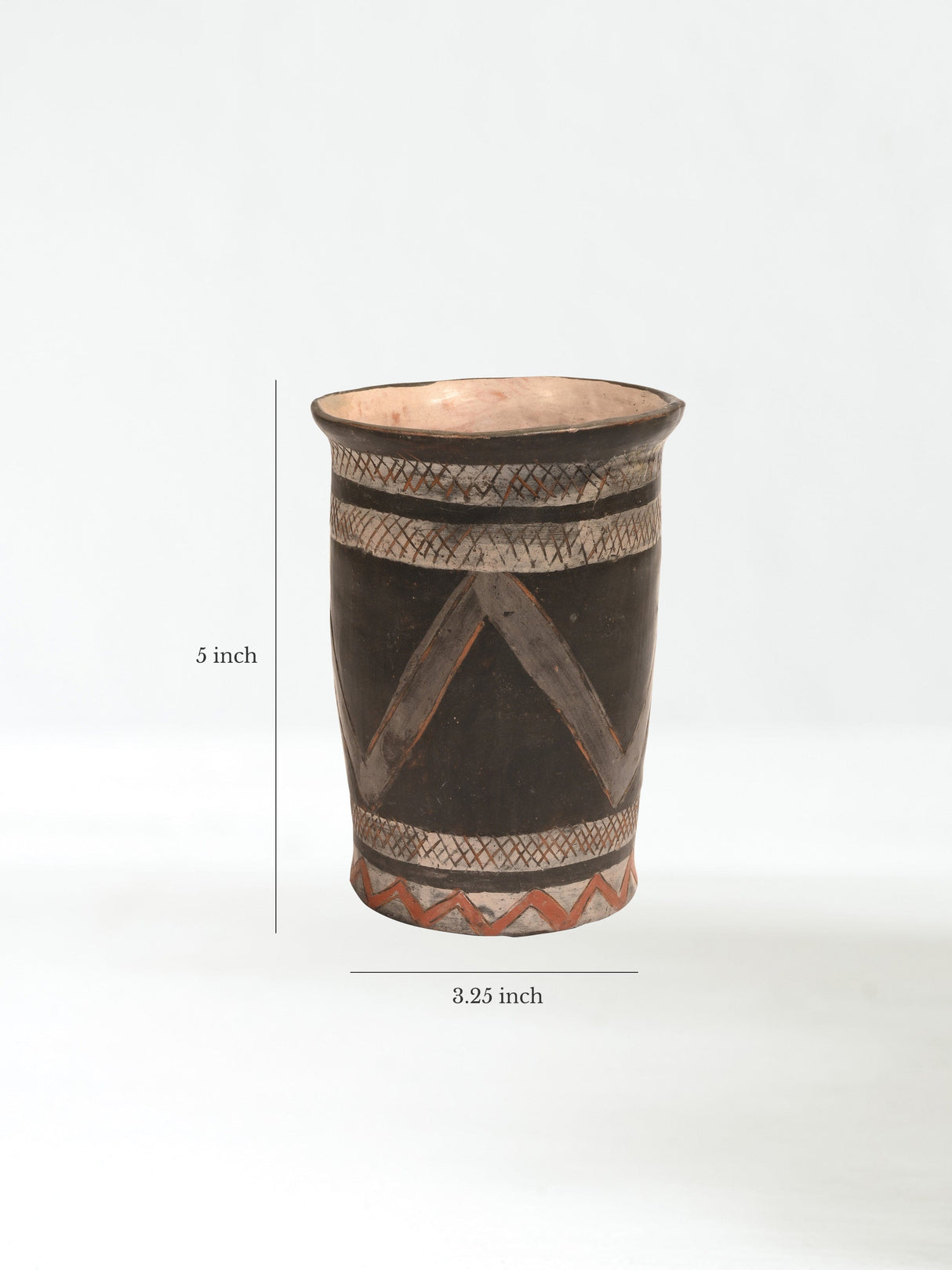 Q'ero Inca Ceremonial Cup Dimension | po24