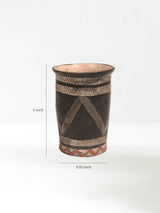 Q'ero Inca Ceremonial Cup Dimension | po24