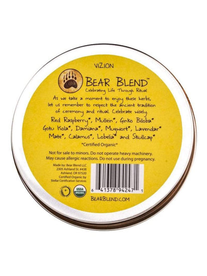 Ceremonial Smoke Bear Blend Organic Smoke Blend - Vizion | so005-Loose