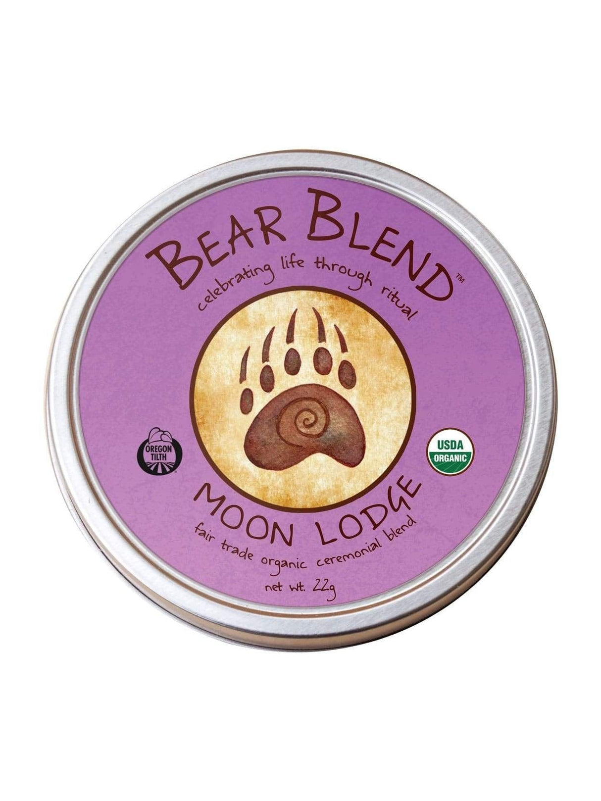 Ceremonial Smoke Loose Bear Blend Organic Smoke Blend - Moon