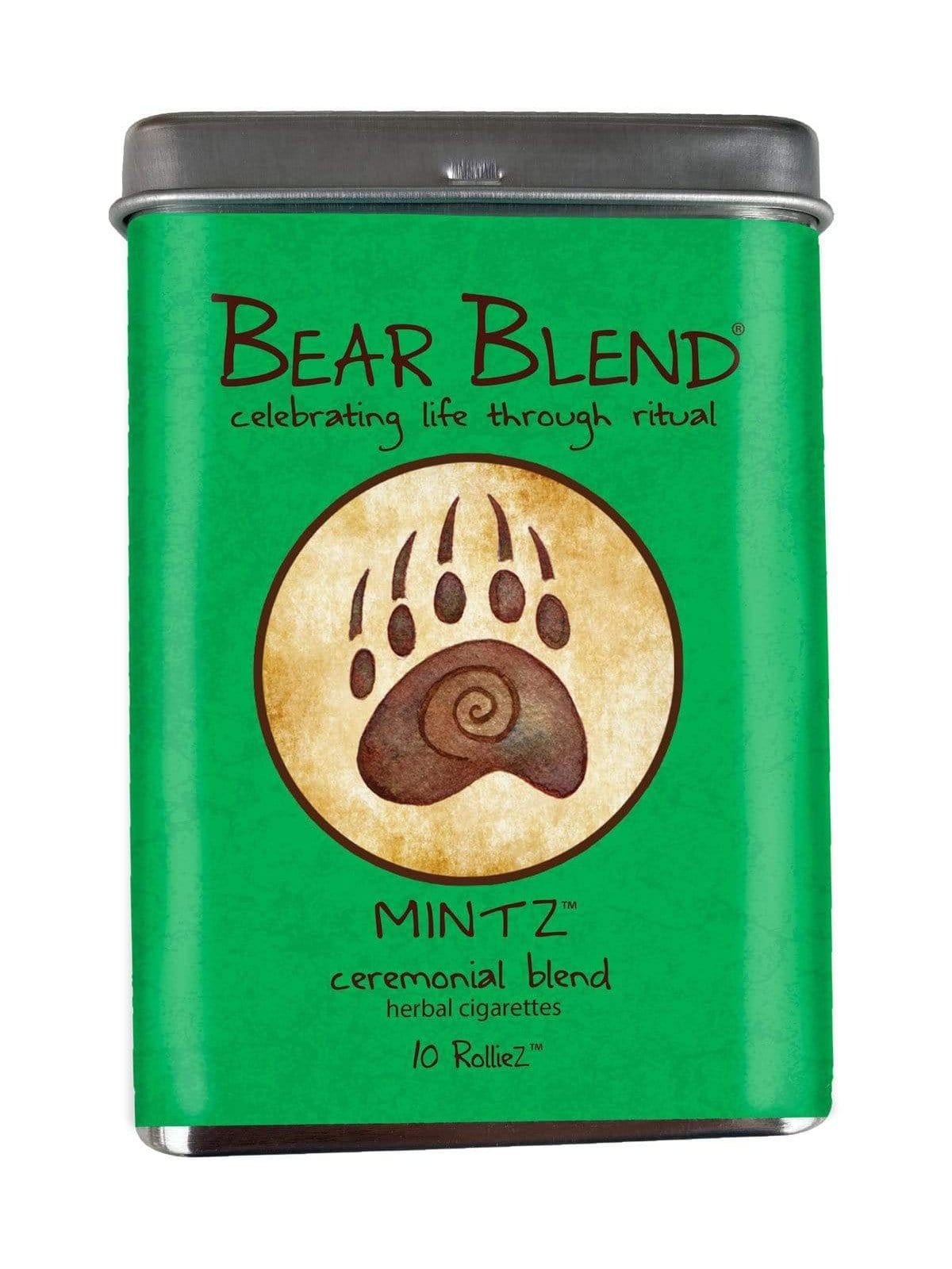 Ceremonial Smoke Rolliez Bear Blend Organic Smoke Blend - Mintz