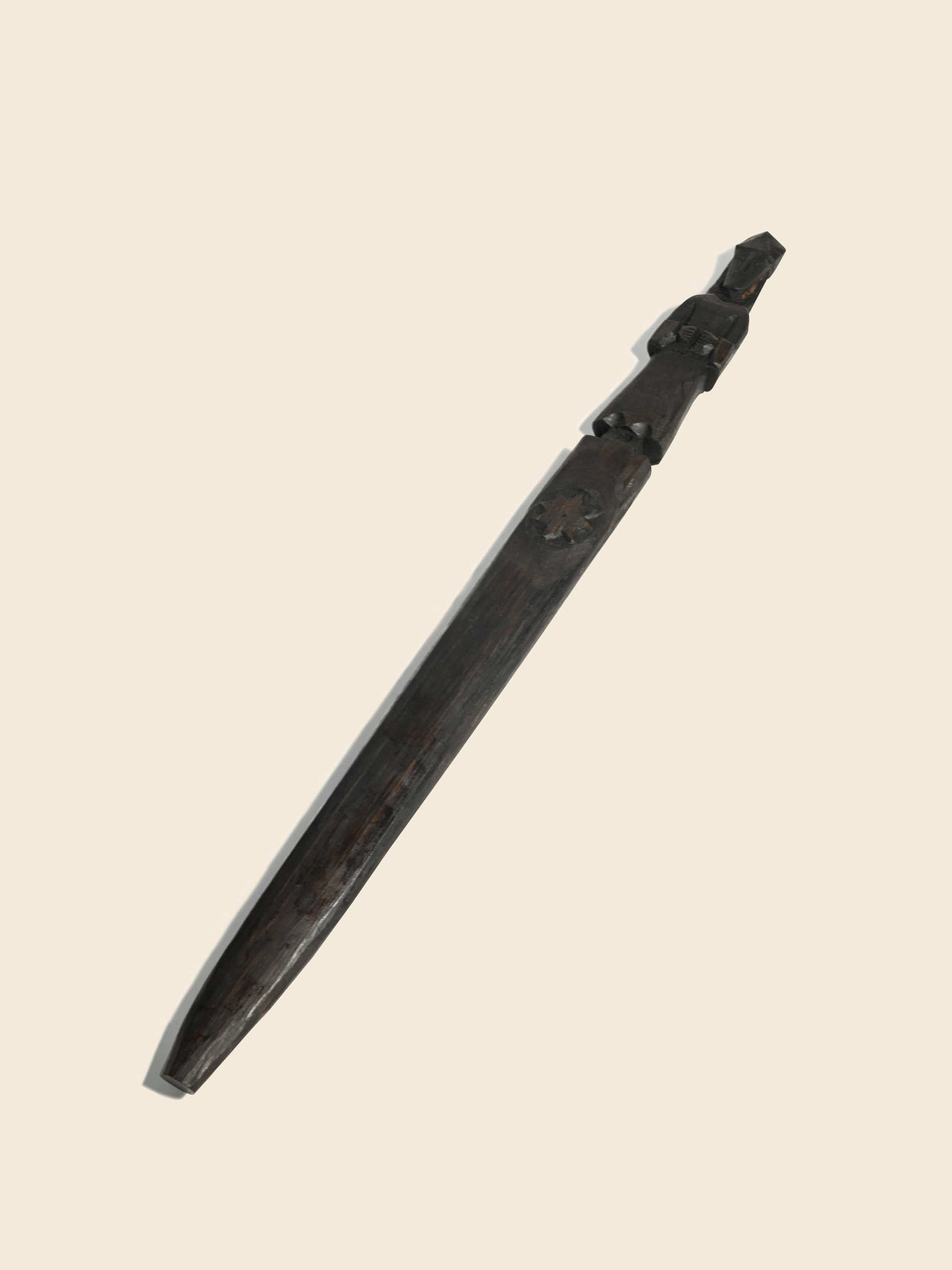 Peruvian Ceremonial Chonta Wood Staff - 19 inch
