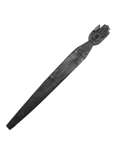 Ceremonial Wood Staffs Left Hand & Horseshoe Peruvian Ceremonial Chonta Wood Staff - 19 inch |