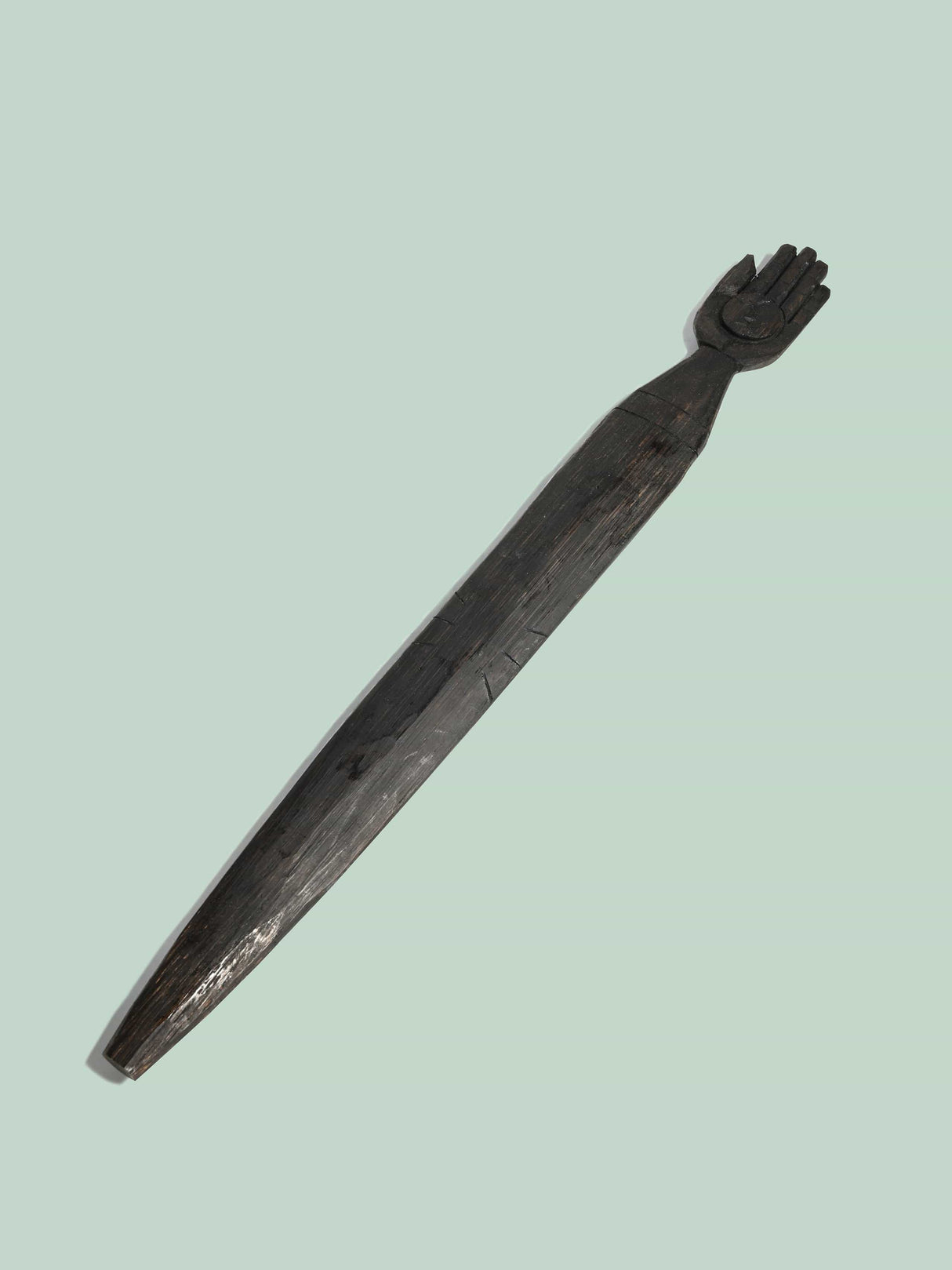 Peruvian Ceremonial Chonta Wood Staff - 19 inch