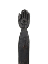 Ceremonial Wood Staffs Left Hand & Horseshoe Peruvian Ceremonial Chonta Wood Staff - 19 inch | sis-Left Hand Horseshoe 19