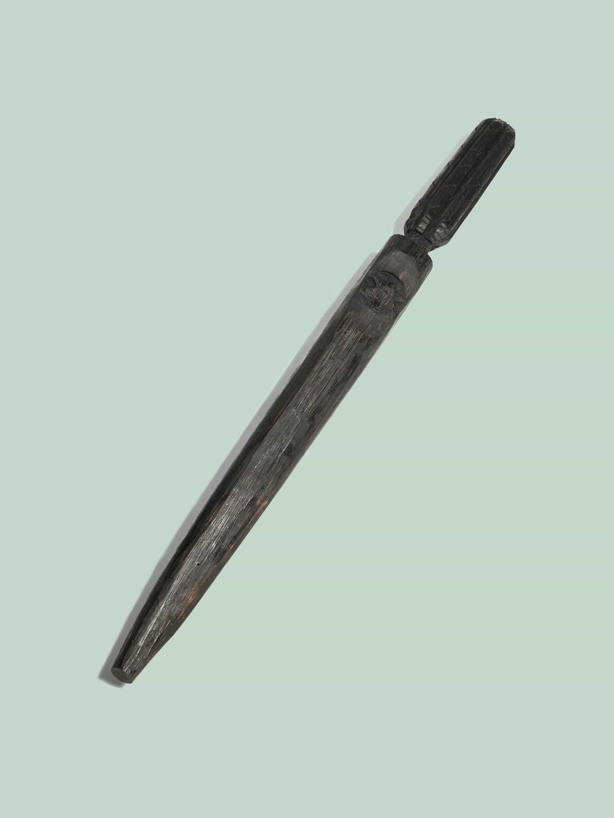 Peruvian Ceremonial Chonta Wood Staff - 19 inch