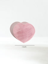 Rose Quartz Heart Mini | Cg187