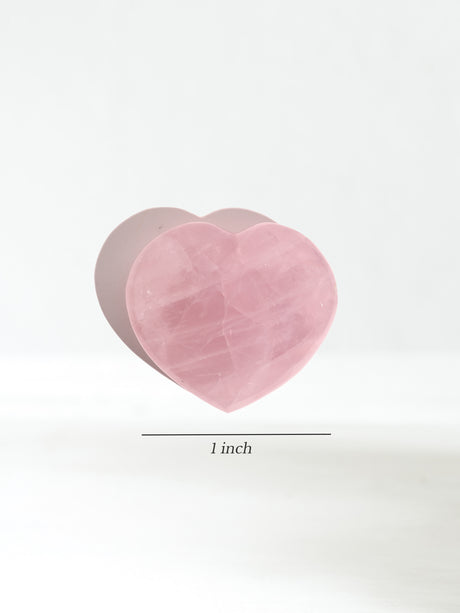 Rose Quartz Heart Mini | Cg187