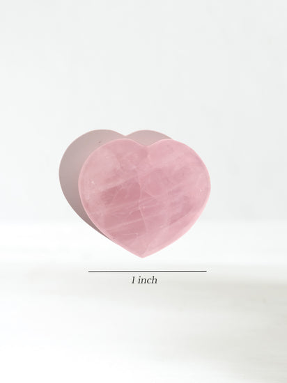 Rose Quartz Heart Mini | Cg187