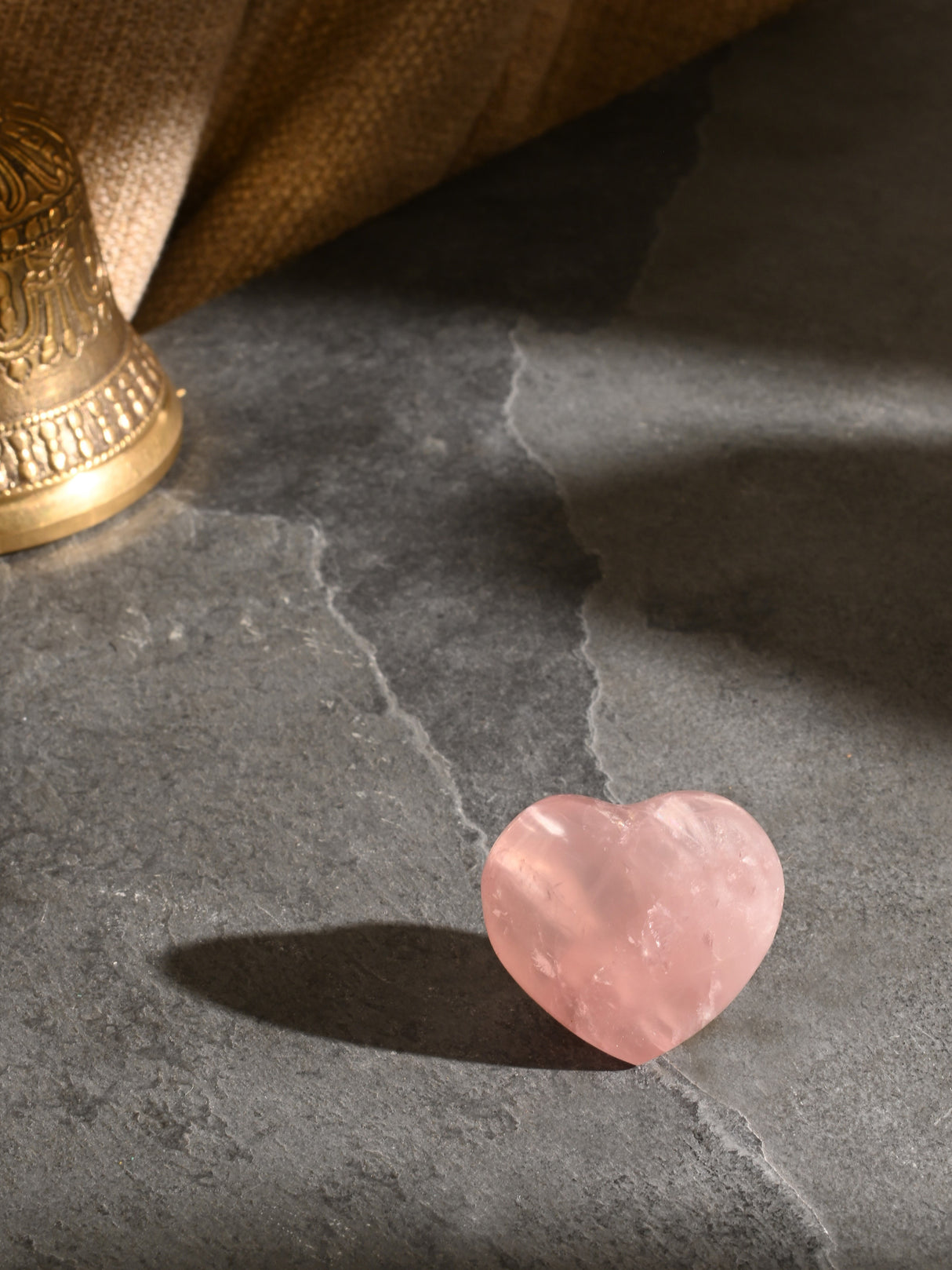 Rose Quartz Heart