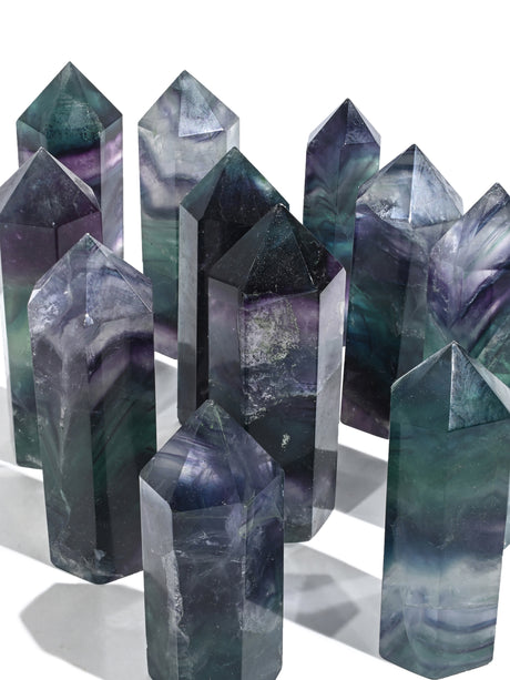 Rainbow Fluorite Tower Hide