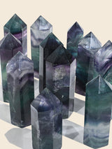 Rainbow Fluorite Tower Hide