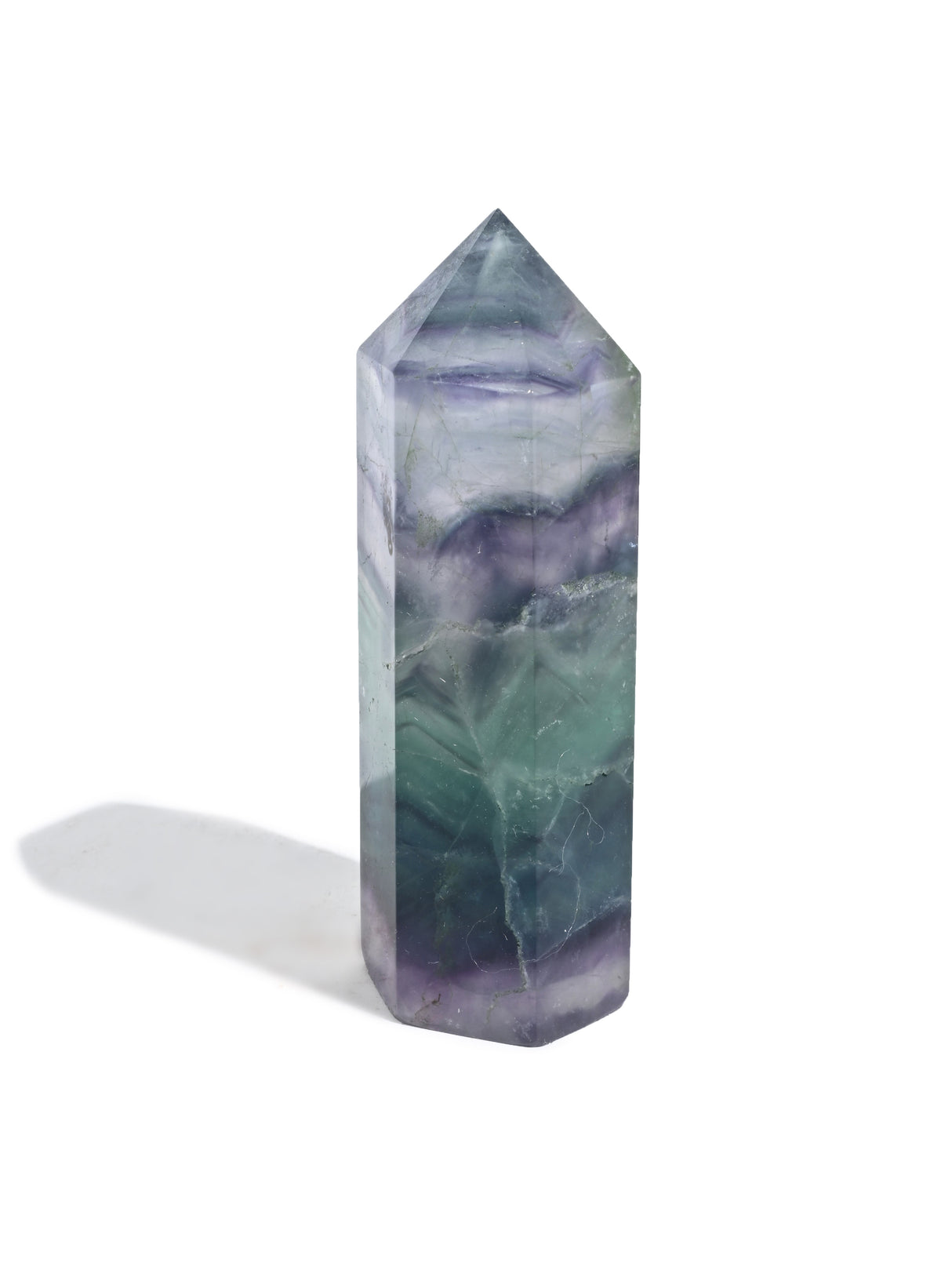 Rainbow Fluorite Tower Hide
