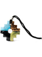 Chakana Necklaces Dream Peruvian Chakana Necklace - Four Color Stone