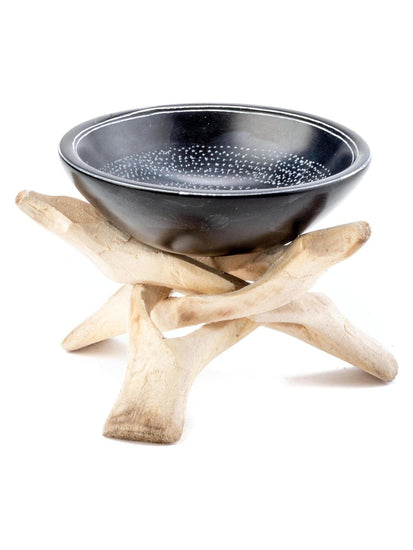 Charcoal Incense Burners Stargazer Soapstone Resin Burner with Stand