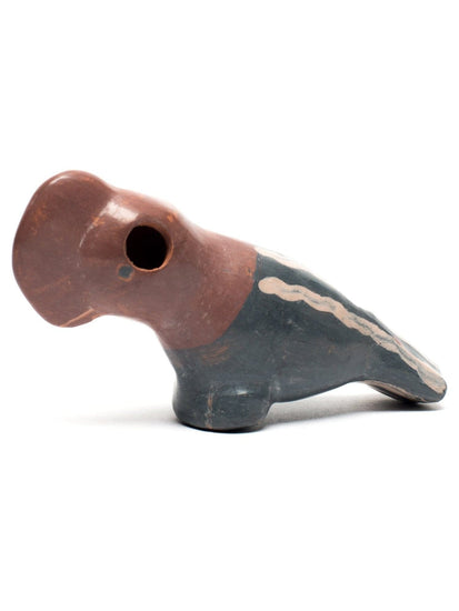 Clay Whistles Nazca Goldfinch Ocarina 4 Note Whistle - Pre Inca Replica