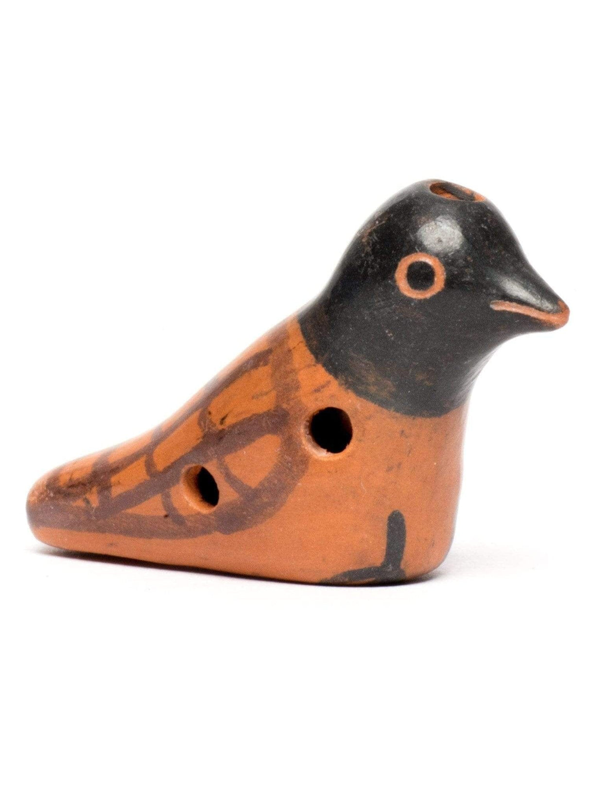 Clay Whistles Ocarina 4 Note Whistle - Pre Inca Replica