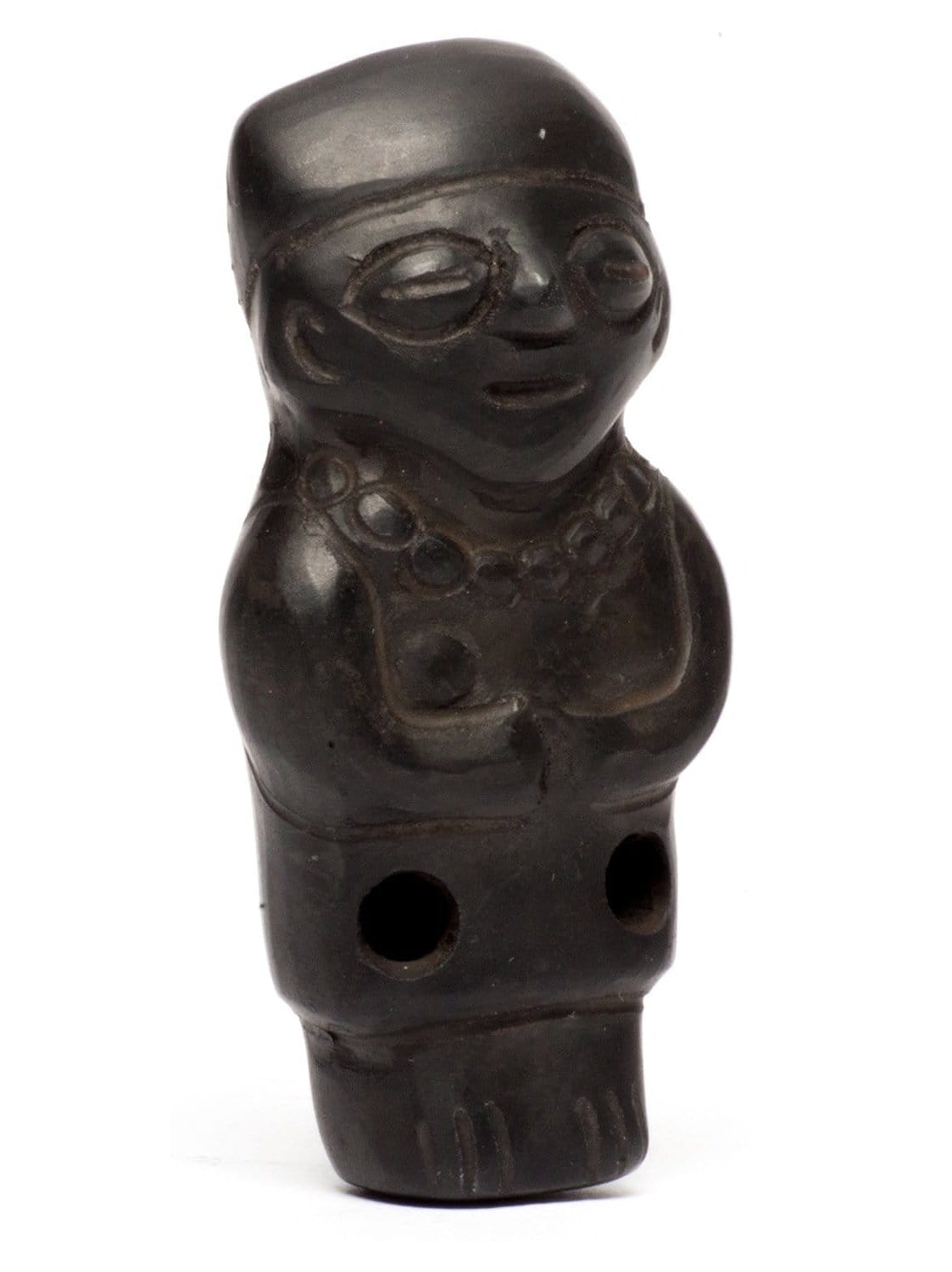 Clay Whistles Pachamama Ocarina 4 Note Whistle - Pre Inca Replica