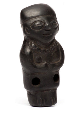 Clay Whistles Pachamama Ocarina 4 Note Whistle - Pre Inca Replica