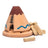 Cone Incense Burners Teepee Incense Burner w/Pinon Incense Cones