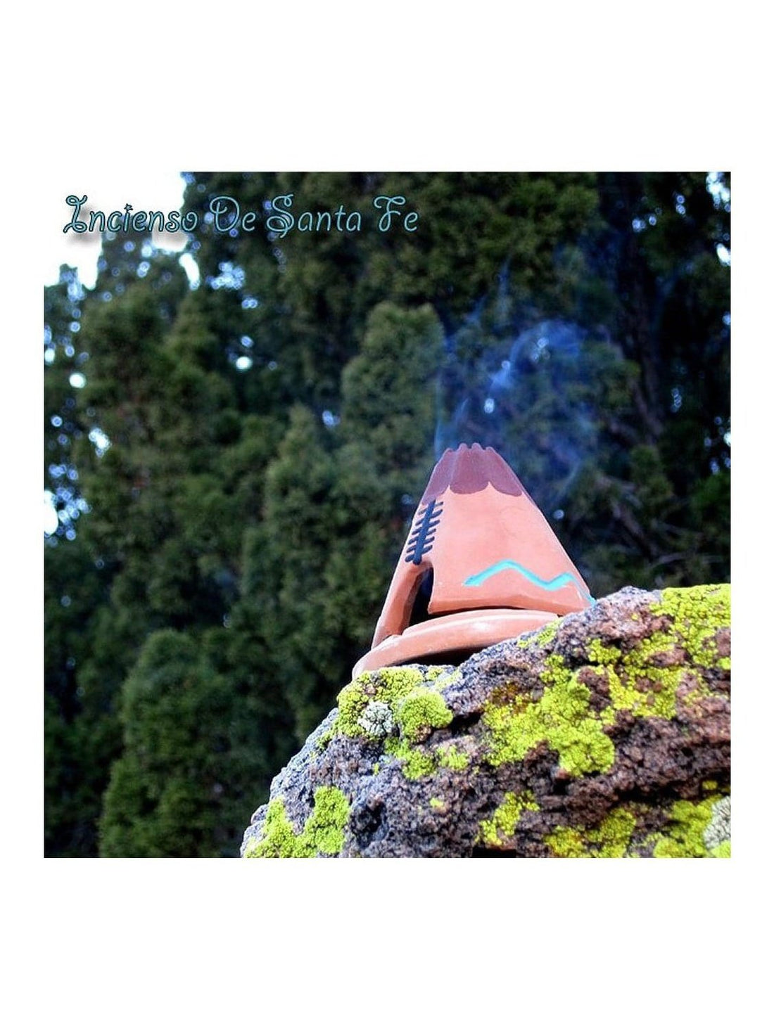 Teepee Incense Burner w/Pinon Incense Cones ib71 Shamans Market