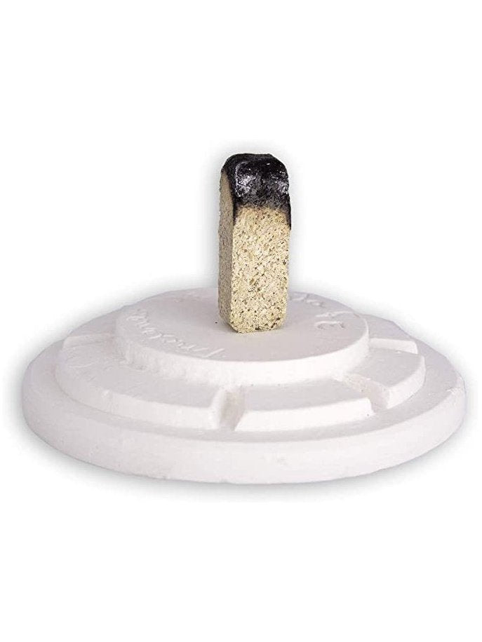 Teepee Incense Burner w/Pinon Incense Cones | ib71-White