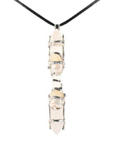 Crystal Pendant Necklaces Archangel Gabriel Baby Wand Pendant