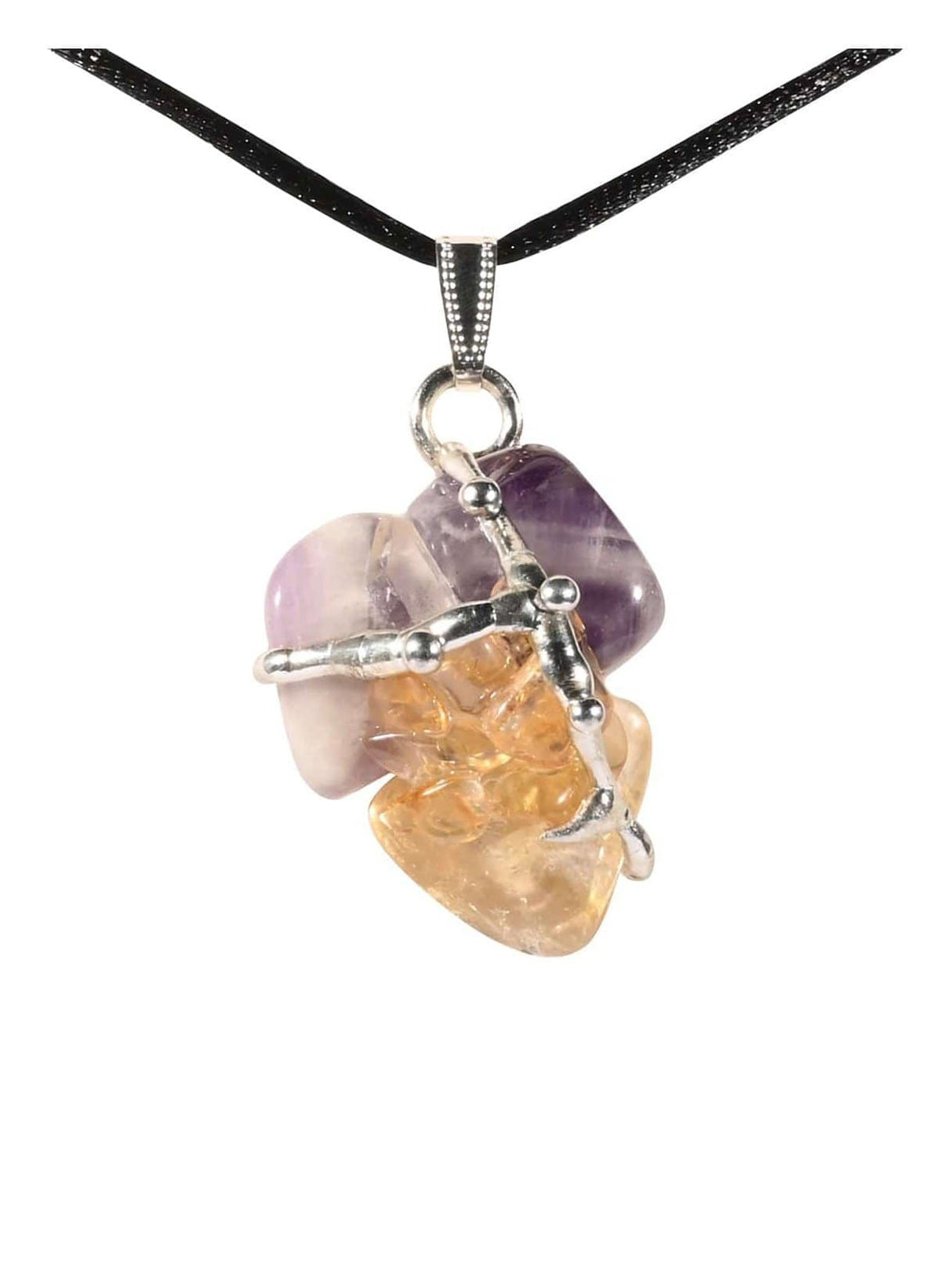 Crystal Pendant Necklaces Archangel Uriel Gemstone Amulet Pendant