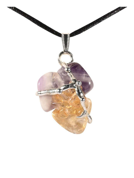Crystal Pendant Necklaces Archangel Uriel Gemstone Amulet Pendant