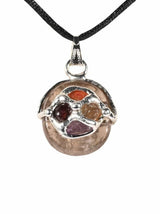 Crystal Pendant Necklaces Cho-Ku-Rei Gem Drop Pendant